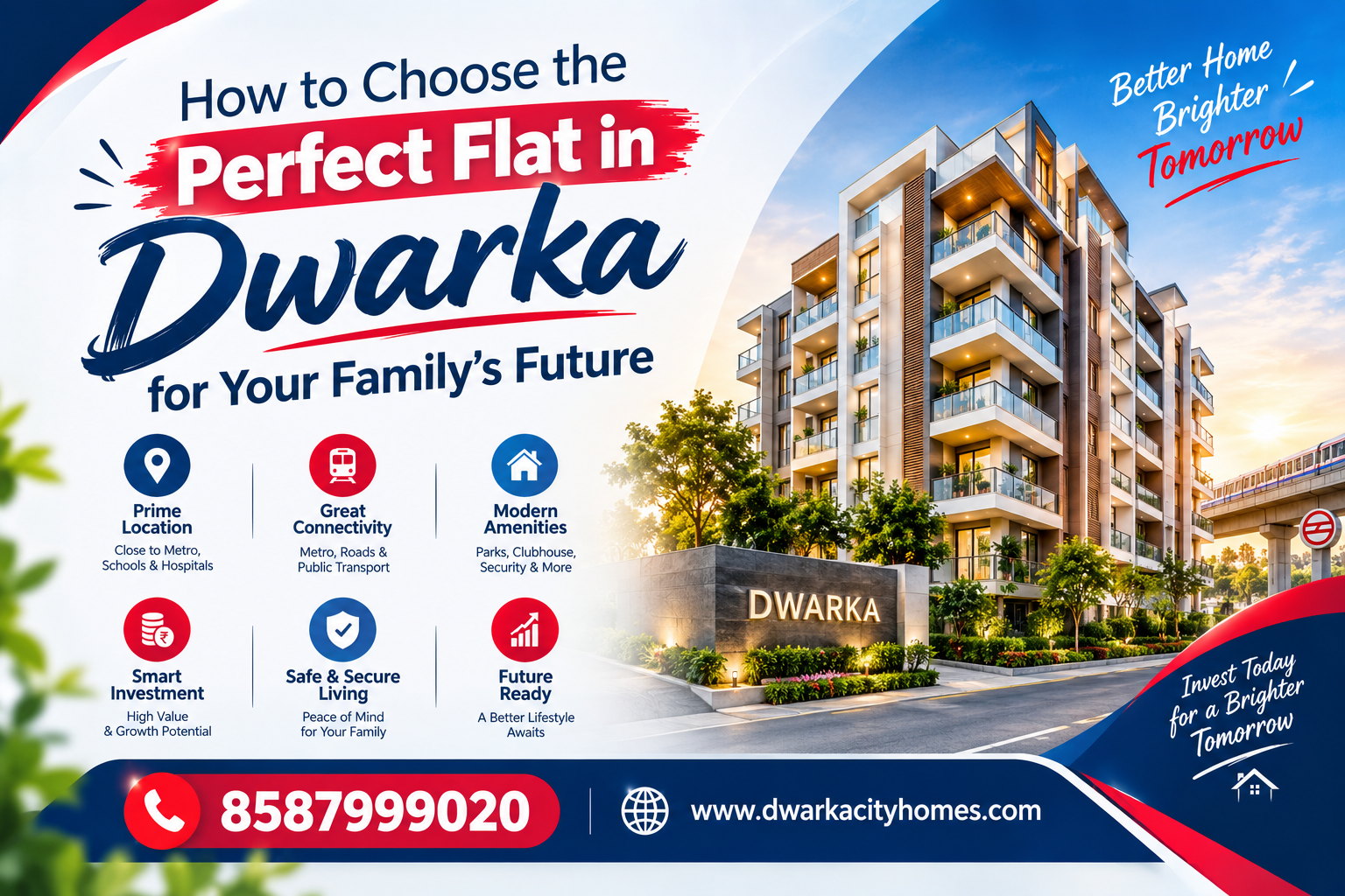 How to Choose the Perfect Flat in Dwarka for Your Family's Future