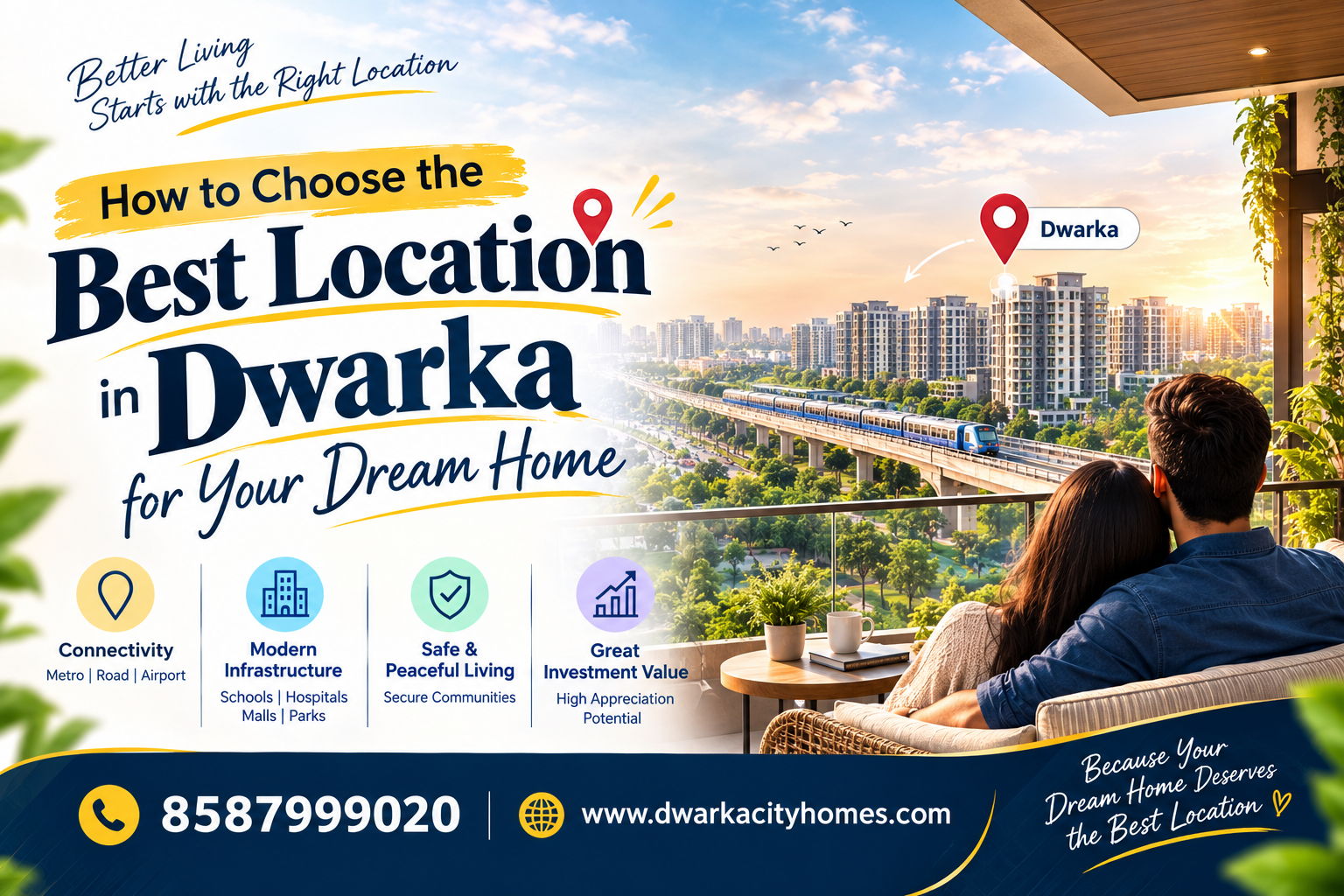 How to Choose the Best Location in Dwarka for Your Dream Home